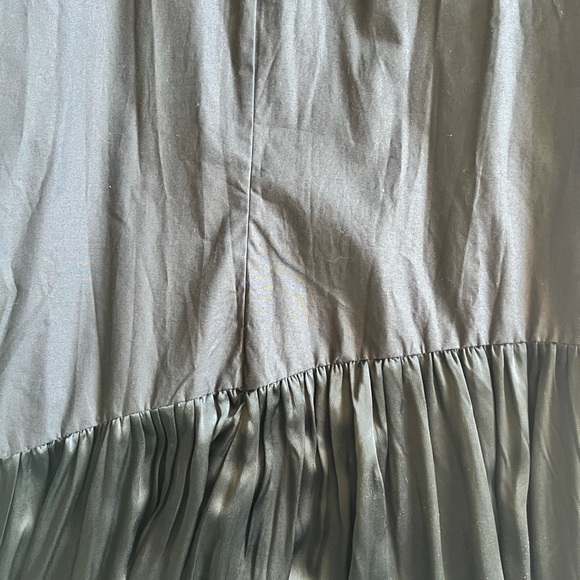 Topshop midi front zip cotton dress US 12 - Picture 2 of 6